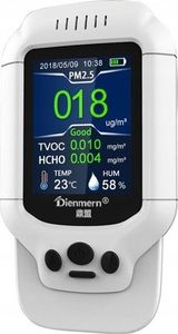 Dienmern laserowy czujnik smogu pyłomierz 8w1 PM 2.5 SMOG miernik jakości powietrza uniwersalny (2415) 3