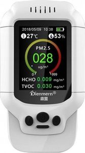 Dienmern laserowy czujnik smogu pyłomierz 8w1 PM 2.5 SMOG miernik jakości powietrza uniwersalny (2415) 4