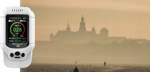 Dienmern laserowy czujnik smogu pyłomierz 8w1 PM 2.5 SMOG miernik jakości powietrza uniwersalny (2415) 7