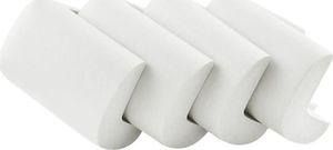 Iso Trade Zabezpieczenie narożników piankowe - 4szt (biały) uniwersalny 5