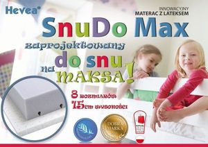 Hevea Materac z lateksem Snudo Max 160/80 uniwersalny 5