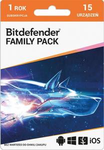 Bitdefender 15 urządzeń 12 miesięcy  (PLBITDBS04) 1