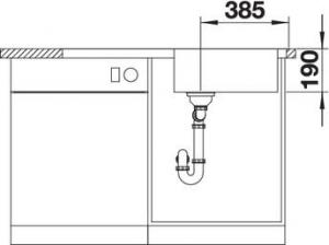 Zlewozmywak Blanco Dinas XL 6 S stal szczotkowana (524254) 4