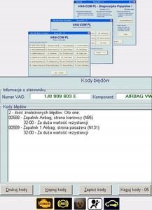 VSCAN Interfejs skaner USB VAG KKL wtyk OBD2 PL + CD uniwersalny 5