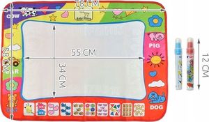 Iso Trade Duża Mata Wodna Do Rysowania Malowania + 2 Pisaki uniwersalny 2