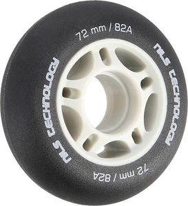 Nils Extreme PU 72x24 82A CZARNE MATOWE KÓŁKA (4 szt.) NILS EXTREME 2