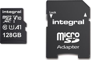 Karta Integral High Speed MicroSDXC 128 GB Class 10 UHS-I/U1 V10 (43177-uniw) 1
