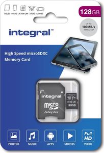 Karta Integral High Speed MicroSDXC 128 GB Class 10 UHS-I/U1 V10 (43177-uniw) 2