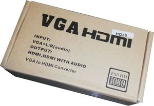 Adapter AV Apte HDMI - D-Sub (VGA) + Jack 3.5mm czarny (1267-uniw) 5