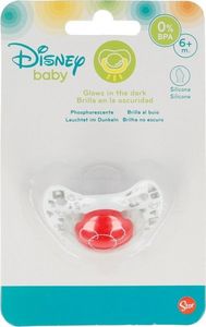 Disney Mickey Mouse - Smoczek silikonowy w anatomicznym kształcie 6 m+ (świecacy w ciemności) uniwersalny 1