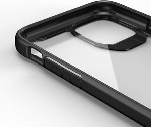 Crong Crong Hybrid Clear Cover - Zestaw etui iPhone 11 (czarny) + szkło hybrydowe 9H uniwersalny 3