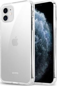 Crong Crong Crystal Shield Cover - Zestaw etui iPhone 11 (przezroczysty) + szkło hybrydowe 9H uniwersalny 2
