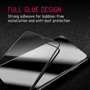 Crong Crong Edge Glass 4D Full Glue - Szkło hartowane na cały ekran iPhone 11 / iPhone XR uniwersalny 4