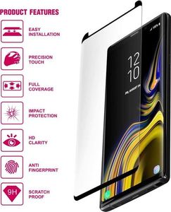 Crong Crong Edge Glass 4D Full Glue - Szkło hartowane na cały ekran Huawei Mate 10 Pro uniwersalny 3