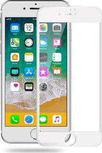 Crong Crong Edge Glass 4D Full Glue - Szkło hartowane na cały ekran iPhone 8 / 7 (biała ramka) uniwersalny 2