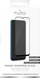 Puro PURO Frame Tempered Glass - Szkło ochronne hartowane na ekran Huawei Nova 5T uniwersalny 2
