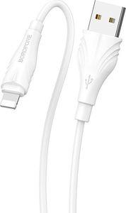 Kabel USB Borofone USB-A - Lightning 2 m Biały (43756-uniw) 1