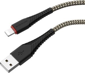 Kabel USB Borofone USB-A - Lightning 1 m Zielony (43752-uniw) 1