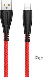 Kabel USB Borofone Borofone - kabel USB-A do Lightning 1m czerwony uniwersalny 1