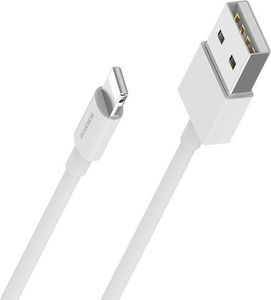 Kabel USB Borofone USB-A - Lightning 1 m Biały (43800-uniw) 1