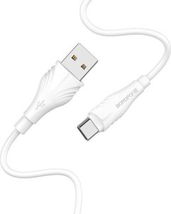 Kabel USB Borofone Borofone - Kabel USB-A do USB-C, 3 m (Biały) uniwersalny 1