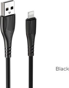 Kabel USB Borofone USB-A - Lightning 1 m Różowy (43746-uniw) 1