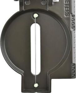 Iso Trade Aluminiowy Kompas wojskowy militarny z linijką uniwersalny 13