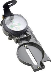 Iso Trade Aluminiowy Kompas wojskowy militarny z linijką uniwersalny 10