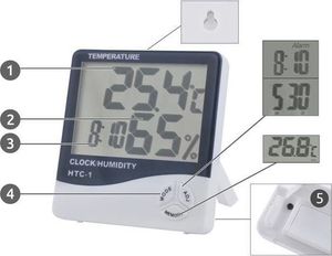 Stacja pogodowa Iso Trade Zegar 7