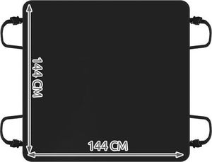 Iso Trade Pokrowiec do samochodu mata do przewozu zwierząt uniwersalny 8
