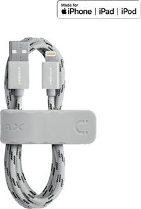 Kabel USB Momax USB-A - Lightning 1 m Srebrny (36298-uniw) 1