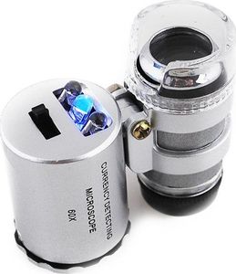 Mikroskop Iso Trade Lupa Mikroskop Kieszonkowy Powiększenie x 60 + UV uniwersalny 2