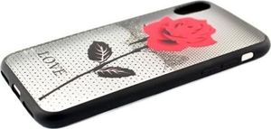 Beline Etui Lace 3D iPhone X/Xs wzór 1 (rose) uniwersalny 3