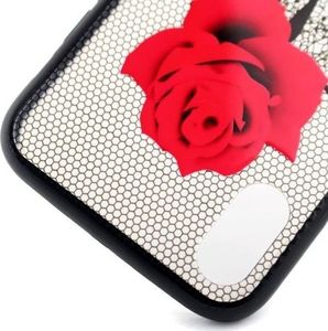 Beline Etui Lace 3D iPhone X/Xs wzór 1 (rose) uniwersalny 5