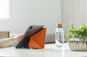 Etui na tablet Moshi Moshi VersaCover - Etui origami iPad Pro 11 (2020/2018) z ładowaniem Apple Pencil (Sienna Orange) uniwersalny 5