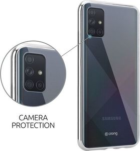 Crong Crong Crystal Slim Cover - Etui Samsung Galaxy A51 (przezroczysty) uniwersalny 2