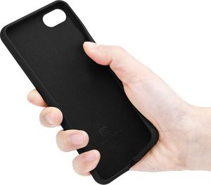 Crong Crong Color Cover - Etui iPhone SE 2020 / 8 / 7 (czarny) uniwersalny 5
