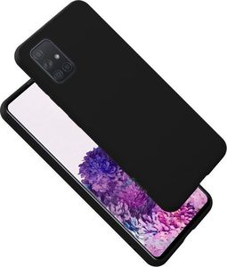 Crong Crong Color Cover - Etui Samsung Galaxy A51 (czarny) uniwersalny 10