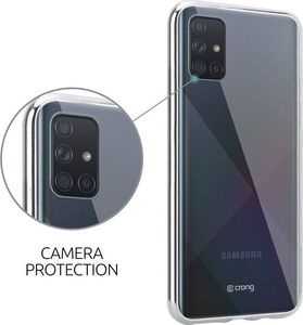 Crong Crong Crystal Slim Cover - Etui Samsung Galaxy A71 (przezroczysty) uniwersalny 2