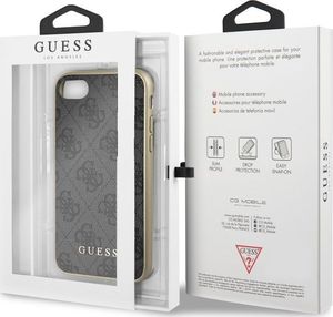 Guess Guess 4G Charms Collection - Etui iPhone SE 2020 / 8 / 7 (szary) uniwersalny 7