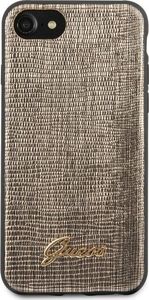 Guess Guess Lizard Case - Etui iPhone SE 2020 / 8 / 7 (Gold) uniwersalny 5