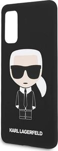 Karl Lagerfeld Karl Lagerfeld Fullbody Silicone Iconic - Etui Samsung Galaxy S20 (Black) uniwersalny 3