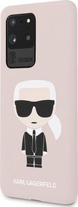 Karl Lagerfeld Karl Lagerfeld Fullbody Silicone Iconic - Etui Samsung Galaxy S20 Ultra (Pink) uniwersalny 2