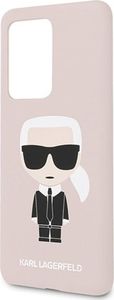 Karl Lagerfeld Karl Lagerfeld Fullbody Silicone Iconic - Etui Samsung Galaxy S20 Ultra (Pink) uniwersalny 3