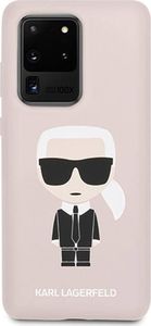 Karl Lagerfeld Karl Lagerfeld Fullbody Silicone Iconic - Etui Samsung Galaxy S20 Ultra (Pink) uniwersalny 5
