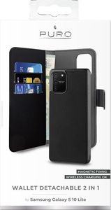 Puro Wallet Detachable - Etui 2w1 Samsung Galaxy S10 Lite 4