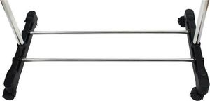 Iso Trade Wieszak stojący na odzież ubrania stojak kółkach uniwersalny 5