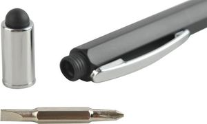 Iso Trade Długopis wielofunkcyjny śrubokręt miara poziomica schowek uniwersalny 6