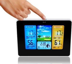 Stacja pogodowa Iso Trade Stacja pogody higrometr wyświetlacz LCD 10