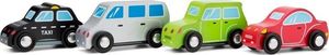 New Classic Toys Zestaw 4 drewnianych pojazdów uniwersalny 1